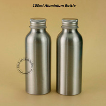 60pcs/Lot 100ml Empty Aluminum Bottle100g  Metal Makeup Cosmetic Container 10/3OZ Liquid Refillable Portable Travel Pot 2024 - buy cheap