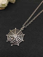 2018 / Fashion hot models spider web alloy pendant necklace, men and women necklace jewelry. 2024 - buy cheap