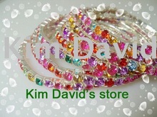 50pcs/lot MULTI- COLOR Rhinestone Crystal Stretch Bracelet Tennis Bracelets Fashion Jewelry 2023 - buy cheap