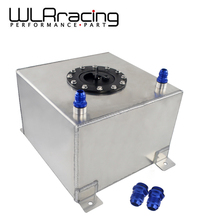 Tanque de sobretensión de combustible de aluminio de WLR RACING - 20 l con tapa/Celda de Combustible pulida con espejo interior de espuma sin sensor WLR-TK14 2024 - compra barato