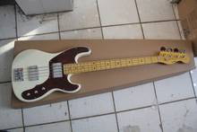 Hot SELLING F 4 strings JAZZ bass Vintage white bass electric Electric BASS Guitar  15-9 2024 - buy cheap