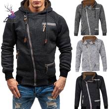 DOUDOULU 2018 Spring Men's Casual Autumn Long Sleeve Zipper Hooded Sweatshirt Outwear Tops Blouse mens hoodies with zipper #30 2024 - buy cheap