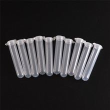10pcs Clear Micro Plastic Test Tube Centrifuge Vial Snap Cap Container  for Laboratory Sample Specimen Lab Supplies 2024 - buy cheap