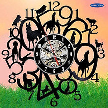 Dogs Gift Art Decor Wall Clock Home Record Vintage Decoration 2024 - buy cheap