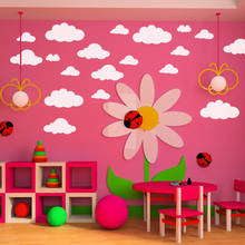 31pcs DIY Large Clouds Wall Decals Children's Room Home Decoration Art Stickers #25 2024 - buy cheap