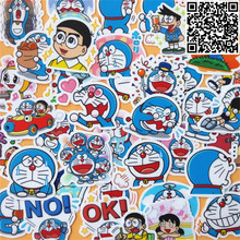 Pegatina de Doraemon para equipaje, monopatín, teléfono, portátil, Moto, guitarra de pared, pegatinas de Eason, álbum de recortes DIY, 39 Uds. 2024 - compra barato