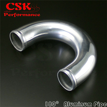 51 mm 2 2.0" inch 180 Degree Aluminum Turbo Intercooler Pipe Piping Tubing Elbow 180 Degree OD: 51 mm 2 2.0" inch Length 300mm 2024 - buy cheap