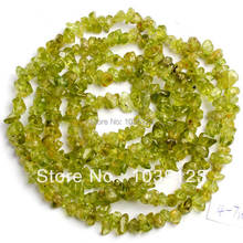 High Quality 3-6mm Natural Peridot Freeform Gravel DIY Gems Loose Beads Strand 80cm Jewelry Making w395 2024 - buy cheap