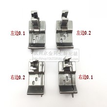 Industrial sewing machine all steel 380 chain with knife 1/4, 0.1, 0.2 mouth oblique three-needle three-chain presser foot 2024 - buy cheap