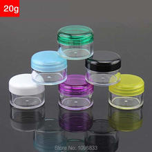 20g Plastic Round Jar, 20g Cosmetic Packing Jar, 20ml Plastic Box, 20g Cream Box, 50pcs/Lot 2024 - buy cheap