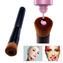 Портативная Кисть для макияжа с деревянной ручкой, контурная основа, пудра, жидкий крем, кисти, косметический инструмент OA66 2024 - купить недорого