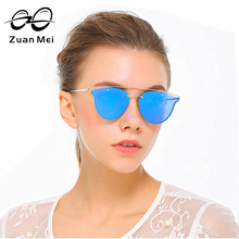 Zuan Mei Fashion Cat Eye Sunglasses Women Brand Designer Retro Polarized Sun Glasses For Women Alloy Frame UV400 Luxury 6 Colour 2024 - buy cheap