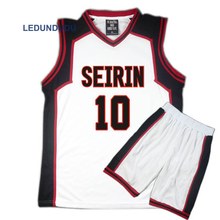 Kuroko no Basuke Basket Cosplay Costume Vest SEIRIN Number 4 10 11 Kagami Taiga Jersey Sportswear Uniform T Shirt Shorts Set 2024 - buy cheap