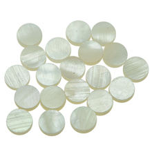 KAISH 20pcs 5mm/6mm Natural White Mother of Pearl Guitar Bass Inlay Fingerboard Fret Dots for Guitar Bass 2024 - buy cheap