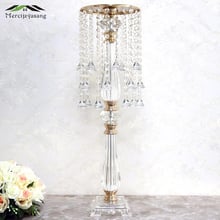 10Pcs/Lot Flower Vases Floor Crystal Vase Plant Floral Holder Flower Pot Road Lead for Home/Wedding Corridor Decoration G153 2024 - buy cheap