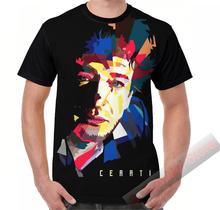Summer Graphic t shirt men tops tees Gustavo Cerati printed women funny T-Shirt Short Sleeve Casual tshirts 2024 - buy cheap