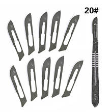 4# Stainless Steel Scalpel Handle Fit with 20# 21# 22# 23# Scalpel Blade Knife Engraving DIY Hand Tools 2024 - buy cheap