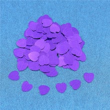 1000 Purple Sparkle Love Heart Wedding Confetti Table Decoration Party Sprinkles Decor Mariage Home Decor Party Birthday Decors 2024 - buy cheap