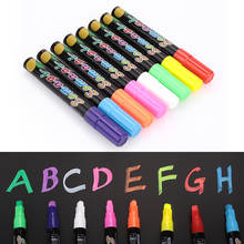 Liquid Chalk Pen 8pcs LED Writing Board Art Marker School Supplies Highlighter Student Smooth Teacher Stationery Office 2024 - buy cheap