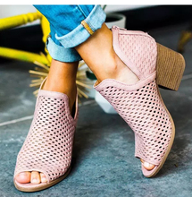 2019 Summer Sandals Women High Heels Hollow Fish Mouth Wedge Sandals Casual Shoes Women Plus Size Open Toe Ladies Sandals 2024 - buy cheap