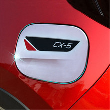 Car Styling Decoration  ABS Matte Sticker Of Fuel Tank Cap Gas Cap Tank Cover For Mazda CX-5 CX5 2017 2018 2019 Car Accessories 2024 - buy cheap