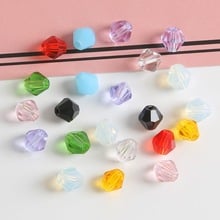 Cuentas de cristal de Austria de 3mm, 26 colores, 145 Uds., cuentas espaciadoras sueltas de cristal bicono, fabricación de joyas DIY 2024 - compra barato