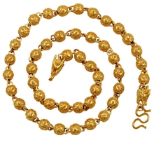Trendy Chain  Yellow Gold Filled Mens Necklace Long Chain Link 2024 - buy cheap