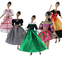 Disfraz nacional de muñeca, Cheongsam vestido de fiesta, ropa, vestido de boda para muñeca BJD Xinyi FR ST Barbie, novedad de 1/6 2024 - compra barato