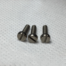 Tornillos de titanio puro M1, cabeza de columna redonda, tornillo de una palabra, longitud de perno de 2mm-6mm, 2 uds. 2024 - compra barato