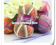 300g 3balls soft warm space dyed wool sweater knitwear thick hand knitting wool yarn lanas para tejer merino wool yarn 2024 - buy cheap