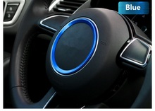 Car steering wheel decorative circle modified sequins sticker for Audi A3 A4L Q3 Q5 A5 A6L A7 S3 S5 S7 2024 - buy cheap