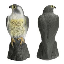 1pc Fake Falcon Owl Hawk Hunting Decoy Deterrent Scarer Repeller Garden Lawn Decor 2024 - buy cheap