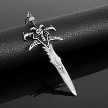 MQCHUN World of War Craft WOW The Lich King Frostmourne Sword Weapon Dagger Metal Figures Toy with Keychain Key Ring -50 2024 - buy cheap