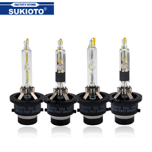 SUKIOTO 2PCS Fast Bright 55W D4S D2S Xenon HID Bulb D2R D4R 5500K Car headlamp for D2 D4 ballast D5DV00829000 1307329087 LAD5GL 2024 - buy cheap