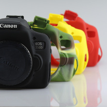 Nice capa de câmera para canon 750d capa protetora de borracha macia de silicone bolsa de câmera 2024 - compre barato