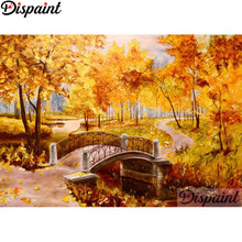 Dispaint Full Square/Round Drill 5D DIY Diamond Painting "Yellow tree" Embroidery Cross Stitch 3D Home Decor A11897 2024 - buy cheap