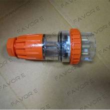 *32A 4pin 3 phase straight industrial male plug IP66 56P432 2024 - buy cheap