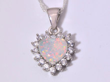 Wholesale & Retail Fashion Jewelry Fine White Fire Opal Stone Sterling Sliver Pendants For Women PJ16011003 2024 - buy cheap