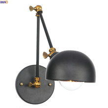 IWHD-Lámparas De Pared Retro De estilo nórdico para dormitorio, luz De escalera, Edison, Industrial, Vintage 2024 - compra barato