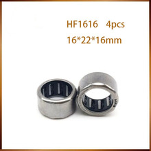 Rolamento de agulha unidirecional hf1616, 4 peças, 16x22x16mm, frete grátis, alta qualidade 2024 - compre barato