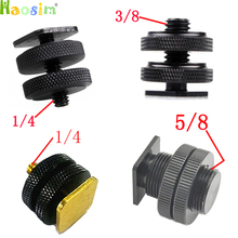 1/4"  3/8"  5/8"inch Tripod Mount Screw with Double Layer to Flash Hot Shoe Adapter Holder Mount Photo Studio Accessories 2024 - buy cheap
