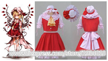 Anime Touhou Project Cosplay Flandre Scarlet Costume  Halloween Uniform Accessories Any Size 2024 - buy cheap