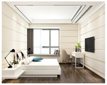 Простая Нетканая мраморная настенная бумага для спальни, гостиной, ТВ фона, горизонтальные полоски, 3d обои 2024 - купить недорого