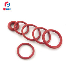 500pcs Red Silicon Rubber 1.5mm Thickness O Ring Seals  Gasket Washer 9.5/10/11/12/13/14/15/16/17/18mm OD O-ring Sealing 2024 - buy cheap