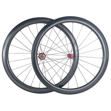 700c 45mm clincher 45C straight pull dimple wheelset 26mm wide basalt track Powerway R36 carbon hubs road bike dimpled wheels 2024 - buy cheap