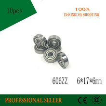 Eje radial de rodamiento rígido de bolas para eje de 6mm, 606ZZ 606 ZZ 6x17x6mm, envío gratis 2024 - compra barato