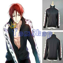 Anime Free! - Iwatobi Swim Club Rin Matsuoka Sport Suit Uniform Cosplay Costume Jacket Coat Free Custom-made Free Shipping 2024 - buy cheap