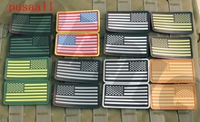 Parche de PVC 3D, 2 x piezas, Parche de goma con bandera americana de EE. UU. 2024 - compra barato
