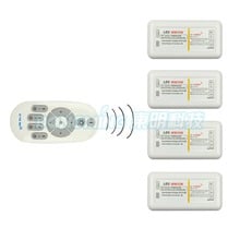 1x controle remoto + 4x 8a 4 zona 2.4g rf controle remoto cor sem fio, controle de temperatura para lâmpada e faixa de led, frete grátis 2024 - compre barato