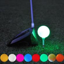 Pelota de Golf con iluminación LED para entrenamiento nocturno, pelota electrónica que brilla en la oscuridad, reutilizable, pelotas para practicar Golf 2024 - compra barato